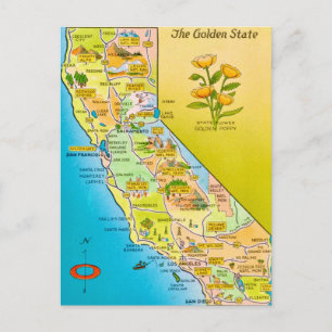 Californie - La carte postale de l'État doré
