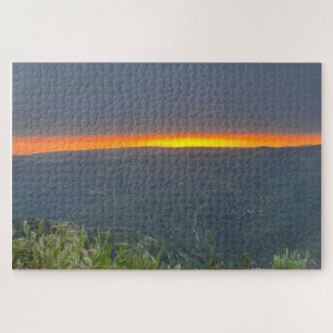 Californië, Laguna Beach Mountain Sunset Legpuzzel