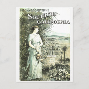 Californië Land Zonnezee- Briefkaart