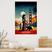 Californie : Le Pays des Aventures Affiche de Voya (Cuisine)