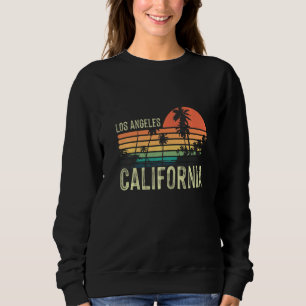Californië Los Angeles Palmbomen La Zonsondergang  Trui