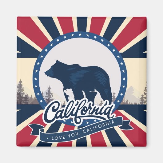 Californië Magneet (Voorkant)