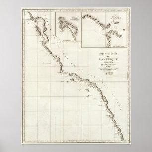 Californië naar El Rosario Poster