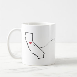 Californië naar Kentucky - Mok voor hart2hart kof