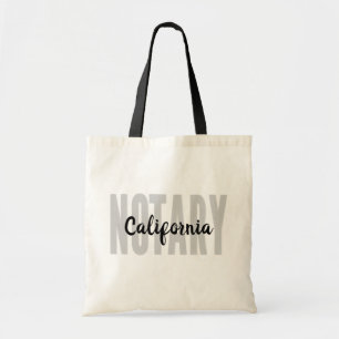 Californië - Notarisch - zwarte rode zwarte doopvo Tote Bag