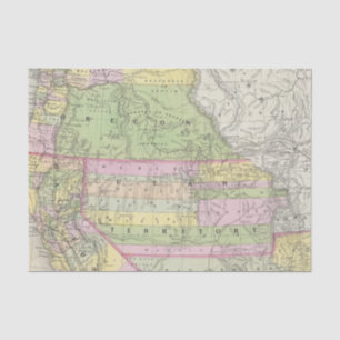 Californië, Oregon, Washington, Utah, New Mexico 6 Tissuepapier