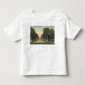 Californië-Palms langs weg Kinder Shirts (Voorkant)