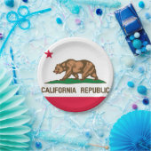 Californië Papieren Bordje (Feest)