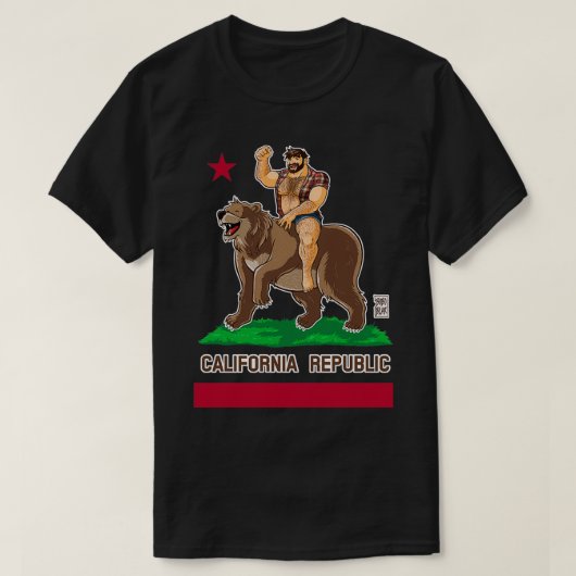 CALIFORNIE PORTE Classique TShirt (Design devant)