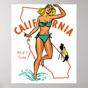  Californië-Poster Poster