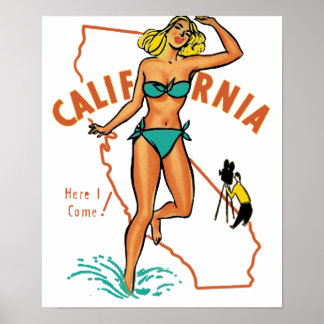 Californië-Poster Poster