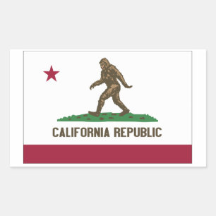 Californië Rechthoekige Sticker