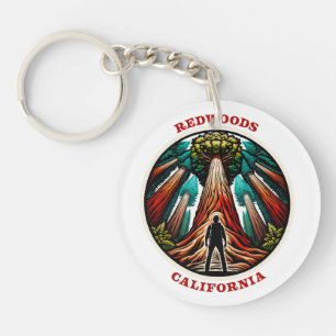 Californië Redwood Sleutelhanger