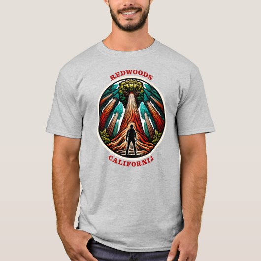 Californië Redwood T-shirt (Voorkant)