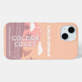 Californië, Reiskunst, Preppy, Pastel Case-Mate iPhone Case (Achterkant (horizontaal))
