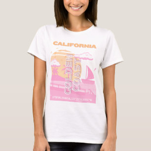 Californië, Reiskunst, Preppy, Preppy Reizen T-shirt