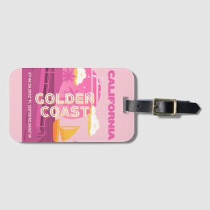 Californië, Reiskunst, Preppy, Roze Bagagelabel