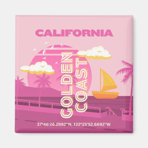 Californië, Reiskunst, Preppy, Roze Magneet