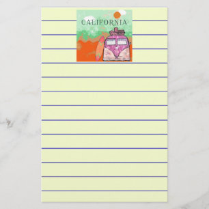 Californië Reisposter Briefpapier