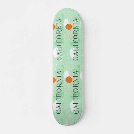 Californië Reisposter Skateboard (Voorkant)