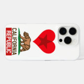 CALIFORNIË REPUBLIEK Staat Vlag Liefde Case-Mate iPhone Case (Achterkant (horizontaal))
