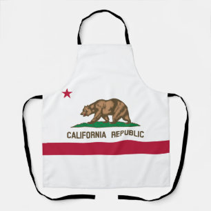 Californië Republiek Staatsvlag Schort