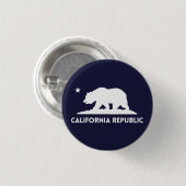 Californië Ronde Button 3,2 Cm (Voorkant /achterkant)