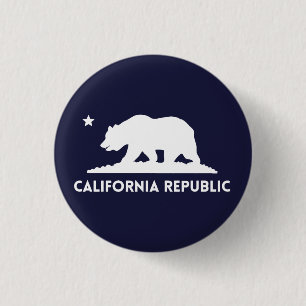 Californië Ronde Button 3,2 Cm