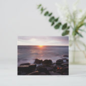 Californië, San Diego, Sunset Cliffs, Sunset 2 Briefkaart (Staand voorkant)