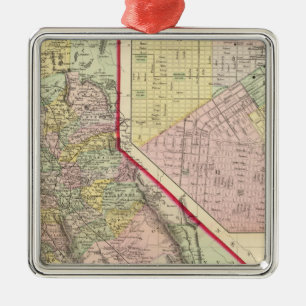 Californië, San Francisco Metalen Ornament