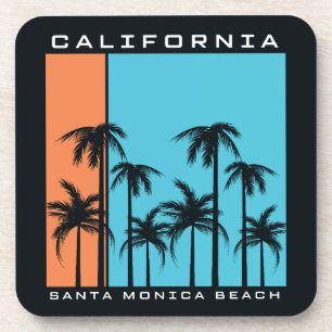 Californië Santa Monica Beach Bier Onderzetter