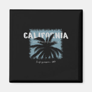 Californië Santa Monica Beach Surf Sessie 1987 Magneet