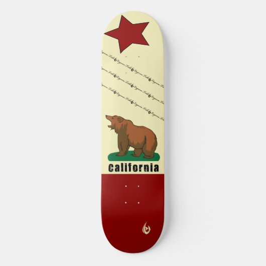 Californië Skateboard (Voorkant)
