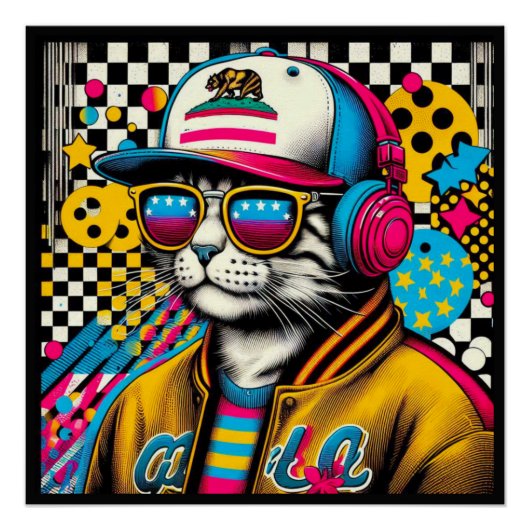 CALIFORNIË SPANGLED CAT 2 PERFECT POSTER (Voorkant)