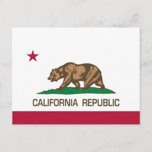 Californië (staatsvlag) briefkaart