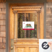 Californië (staatsvlag) raamsticker (Huis Deur)