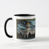 Californie State Capitol Moonlight Coffee Mug (Gauche)