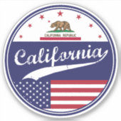 Californië Sticker (Voorkant)