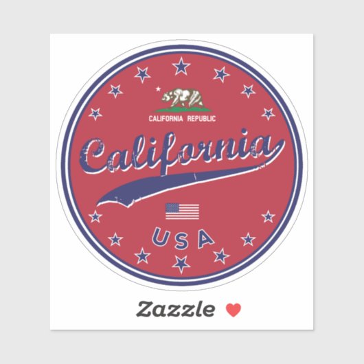 Californië Sticker (Vel)