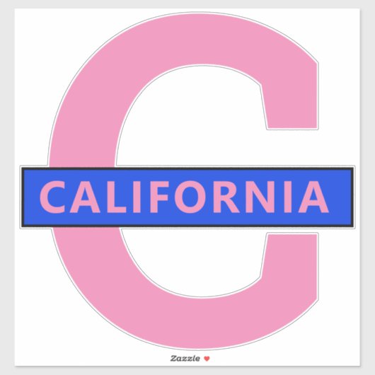 Californië Sticker (Vel)