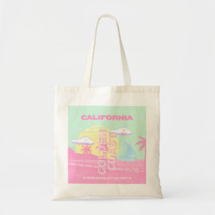 Californië, Strand, Reiskunst, Preppy Tote Bag