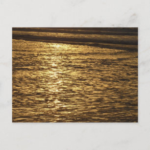 Californië Sunset Waves Ocean Seascape Briefkaart