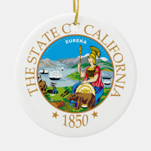 Californië-teken Keramisch Ornament