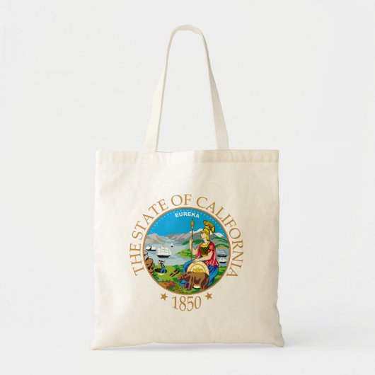 Californië-teken Tote Bag (Voorkant)