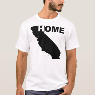 Californië Thuis Weg Van Huis T Shirt