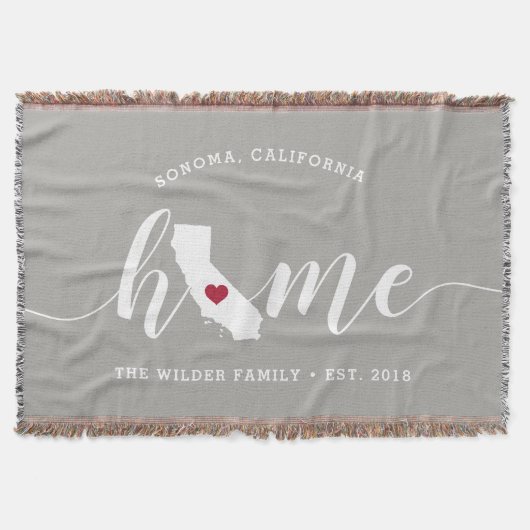 Californië Thuisstaat Persoonlijk Deken (Voorkant)