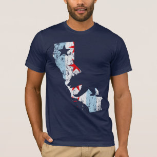  Californië Transplant Mashup Flag T-shirt