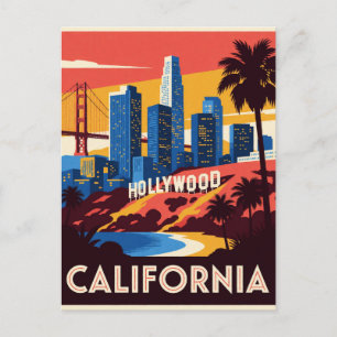 Californië USA Pacifische Kust En Westkust Reizen Briefkaart