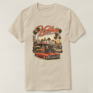 Californië Valley Retro T-Shirt | Oude Benzinepomp