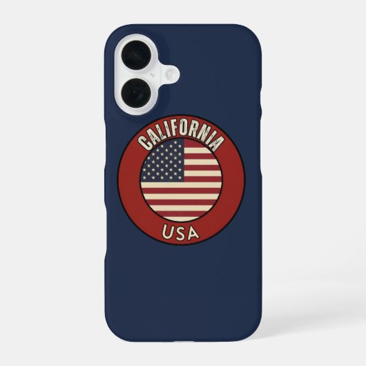 Californië Verenigde Staten iPhone 16 Hoesje (Achterkant)